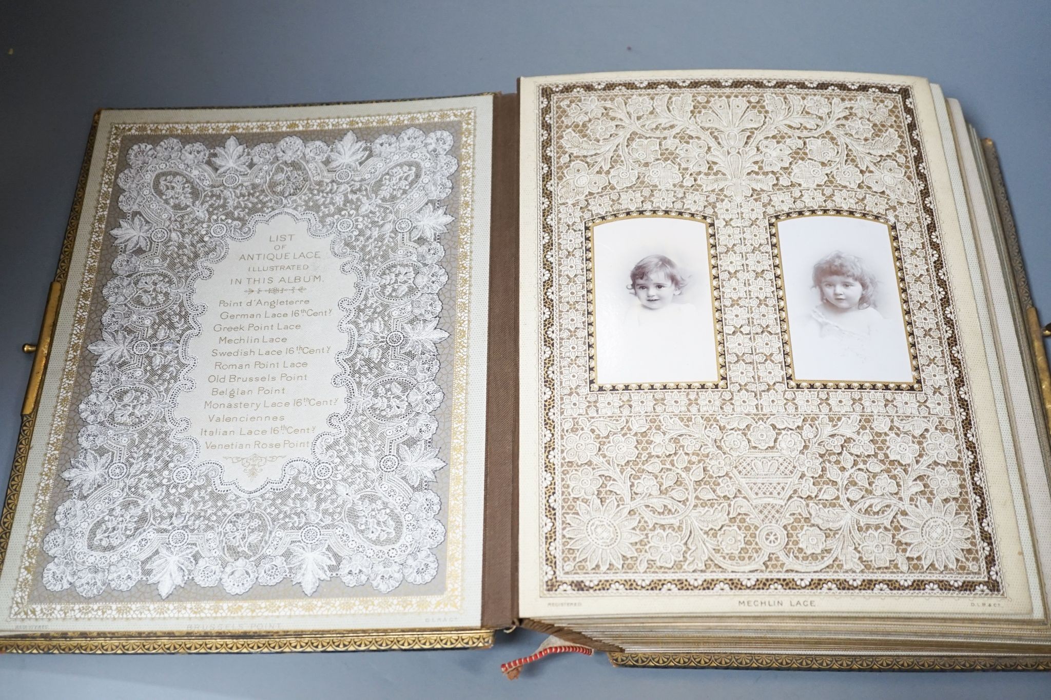 A Victorian photograph album, and various books